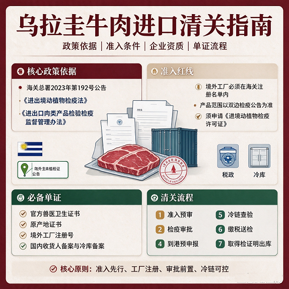 天津港乌拉圭进口清关代理