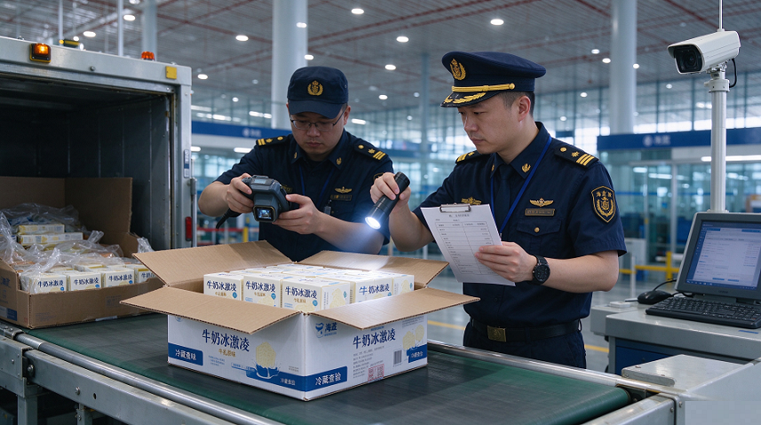 天津牛奶冰激凌进口清关怎么操作